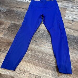 ❤️ Athleta Salutation Stash Bright Cobalt Blue Leggings, Sz S
